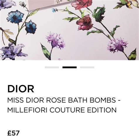 miss dior rose bath bombs|Dior body and bath.